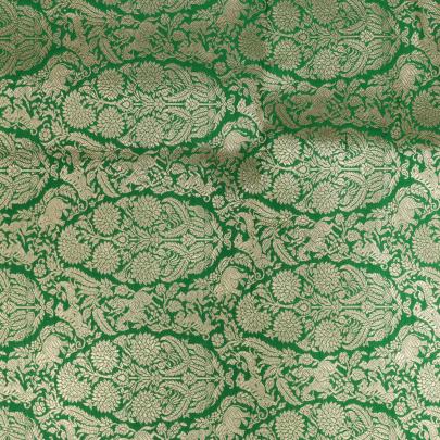 Pure handwoven banarasi brocade fabric/ Banarasi Brocade