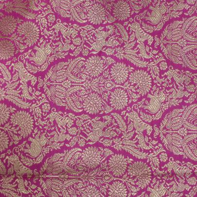 Pure handwoven banarasi brocade fabric/ Banarasi Brocade