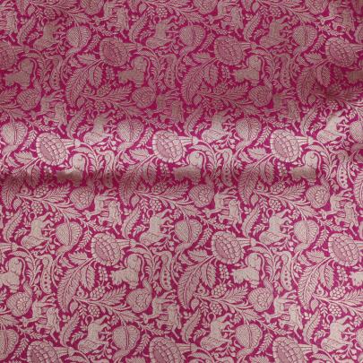 Pure handwoven banarasi brocade fabric/ Banarasi Brocade