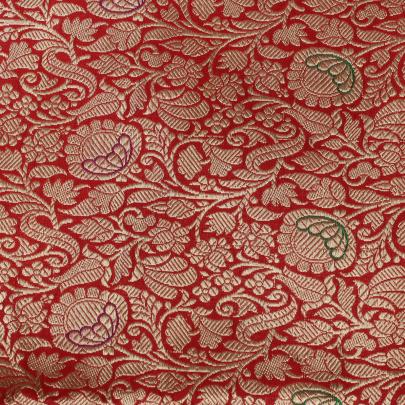Pure handwoven banarasi brocade fabric/ Banarasi Brocade