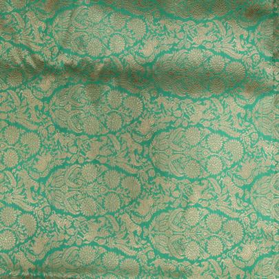 Pure handwoven banarasi brocade fabric/ Pure Banarasi fabrics
