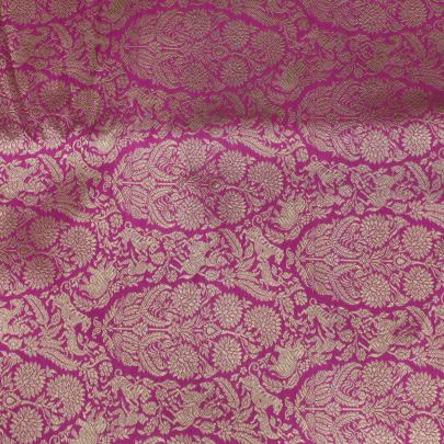 Pure handwoven banarasi brocade fabric/ Banarasi Brocade