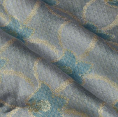 Pure handwoven banarasi fabric/