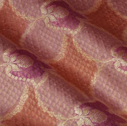 Pure handwoven banarasi fabric/