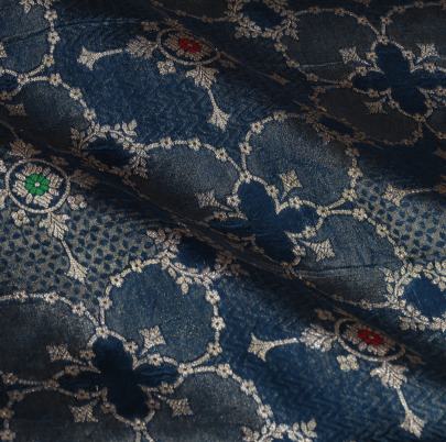 Pure handwoven banarasi fabric/