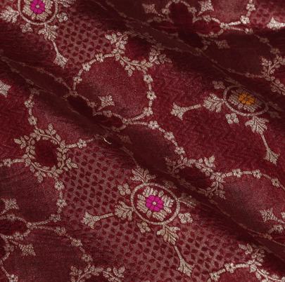 Pure handwoven banarasi fabric/