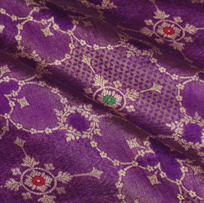 Pure handwoven banarasi fabric/