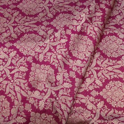 Pure handwoven banarasi fabric