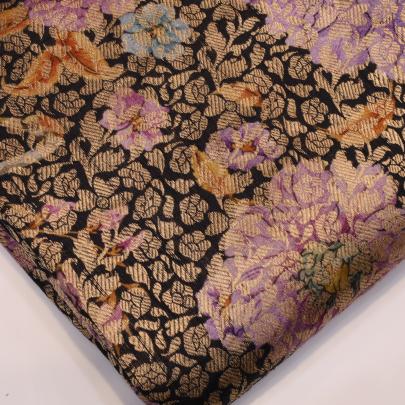 Pure handwoven banarasi fabric