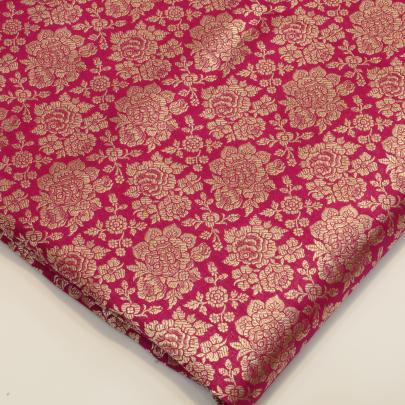 Pure handwoven banarasi fabric