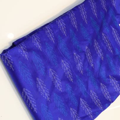 Pure silk ikkat fabric
