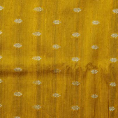 Raw silk with handwoven banarasi work fabric/ Pure Banarasi fabrics