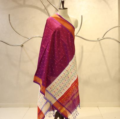 SICO Silk Ikat Duppata