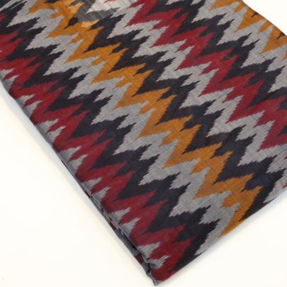 Sico silk ikkat fabric
