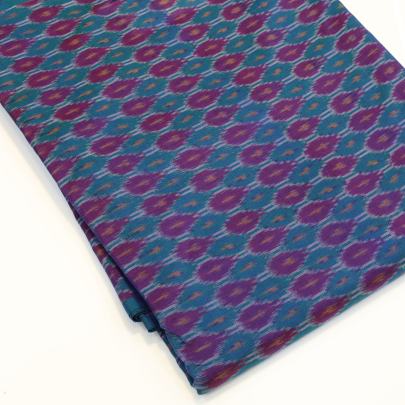 Sico silk ikkat fabric