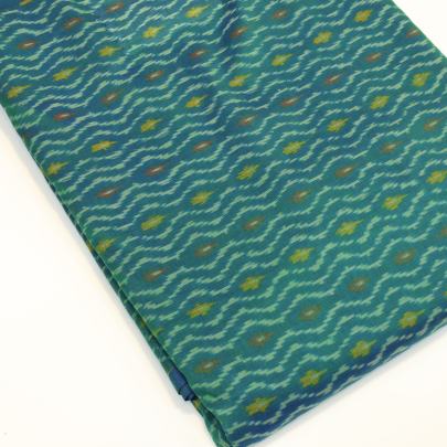 Sico silk ikkat fabric