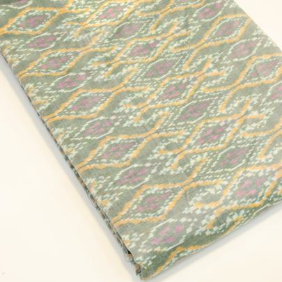 Sico silk ikkat fabric