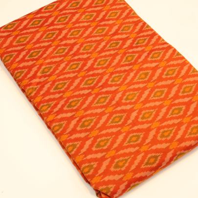 Sico silk ikkat fabric