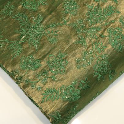 Tissue Embroidery work fabric