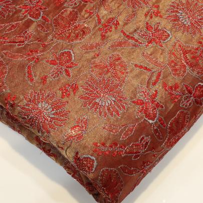 Tissue Embroidery work fabric