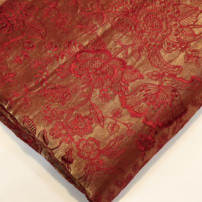 Tissue Embroidery work fabric