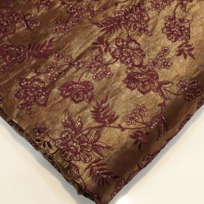 Tissue Embroidery work fabric