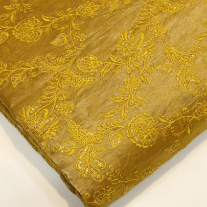 Tissue Embroidery work fabric