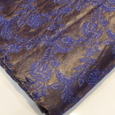 Tissue Embroidery work fabric