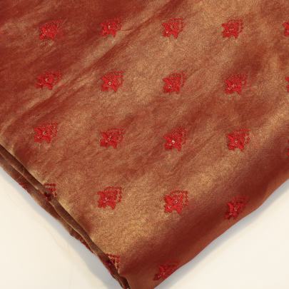 Tissue Embroidery work fabric