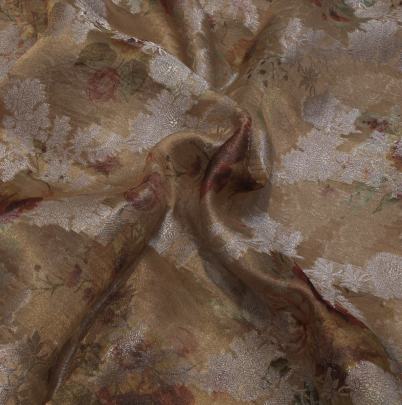 Tissue with banarasi work fabric