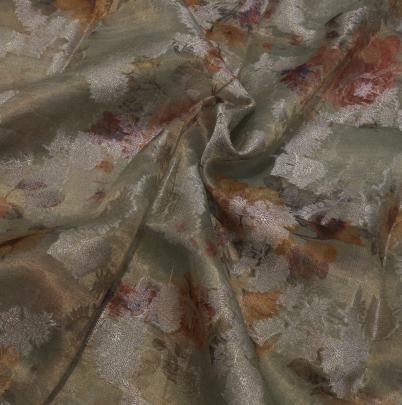 Tissue with banarasi work fabric