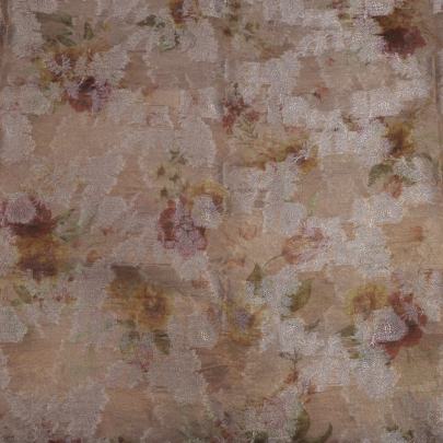 Tissue with banarasi work fabric Pure Banarasi fabrics