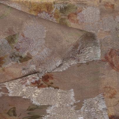 Tissue with banarasi work fabric Pure Banarasi fabrics