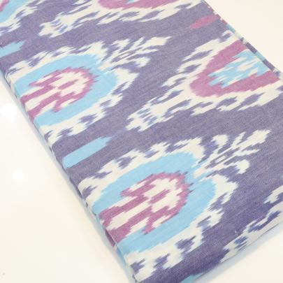 Uzbek ikat fabric
