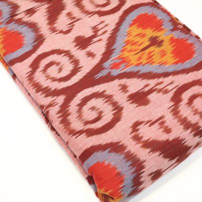 Uzbek ikat fabric
