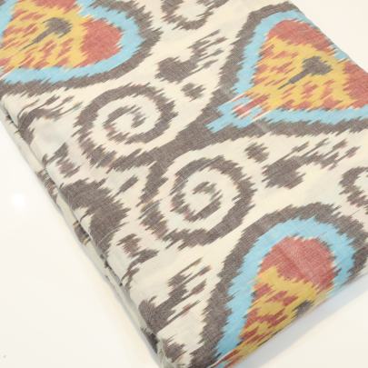 Uzbek ikat fabric