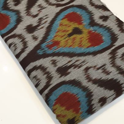 Uzbek ikat fabric