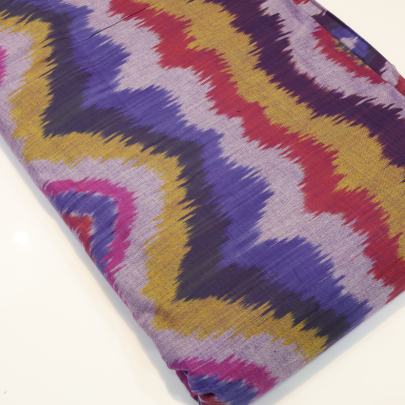 Uzbek ikat fabric