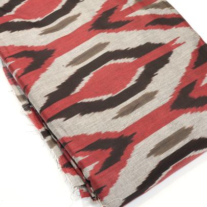 Uzbek ikat fabric